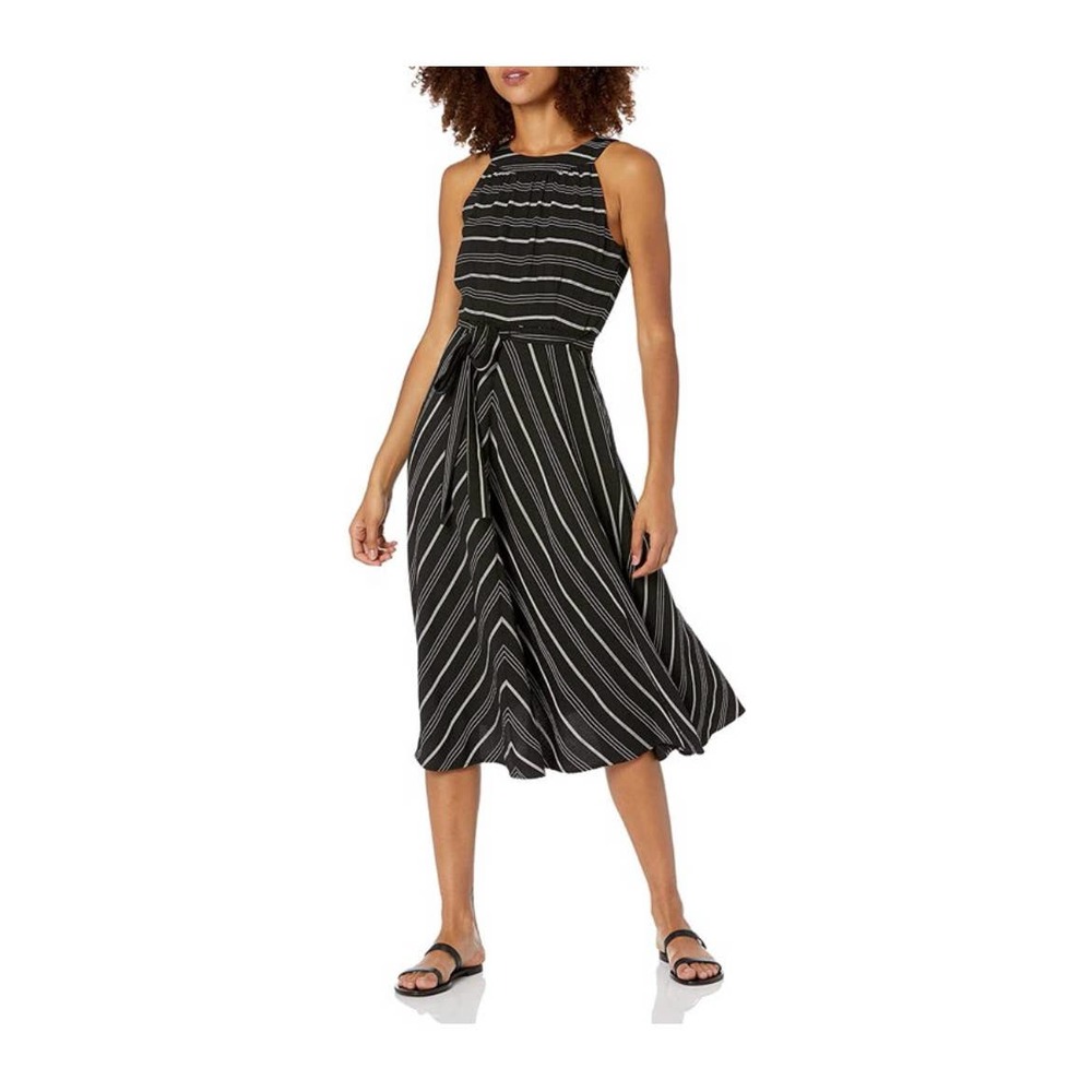 Tommy Hilfiger Black and White Striped Dress